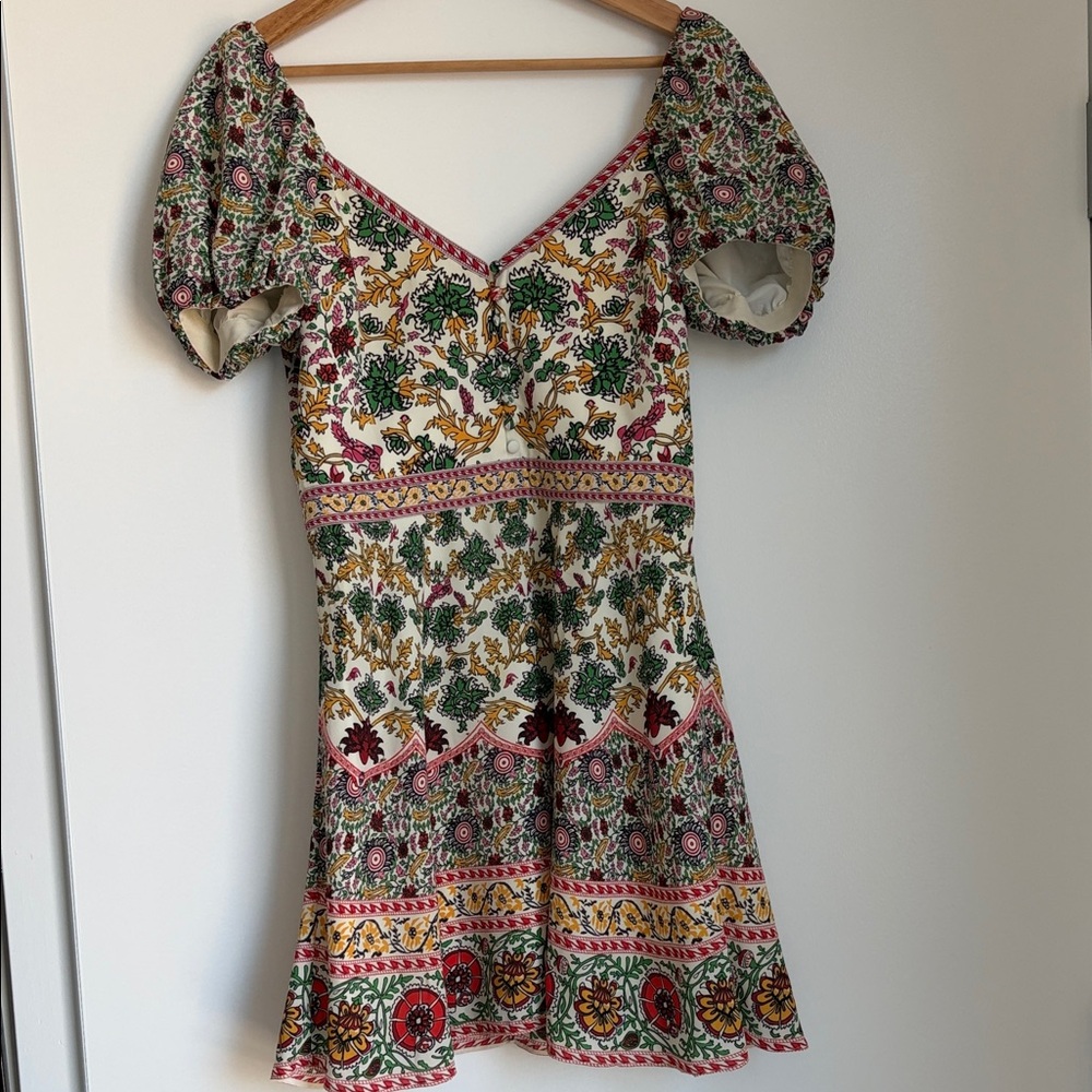 Alice + Olivia Multicolor Floral Mini Dress